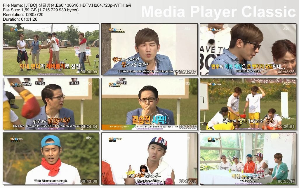 shinhwa broadcast ep 60 eng sub